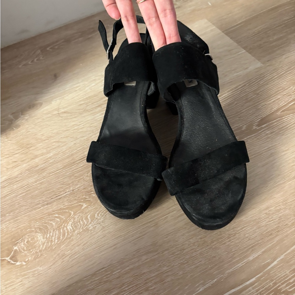 Steve Madden Black Women's Sandals - Picture 4 of 6